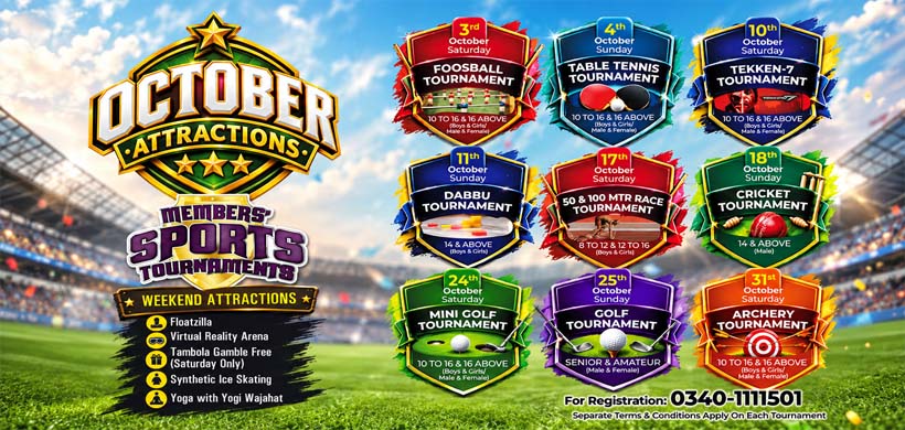 October 2026 Attractions!