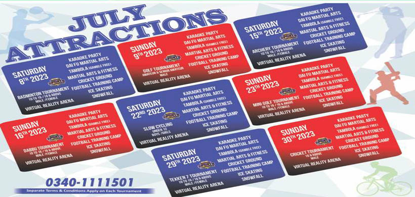 July Attractions 2023