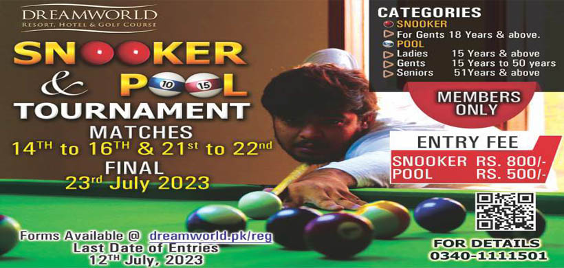 Snooker & Pool Tournament Attraction